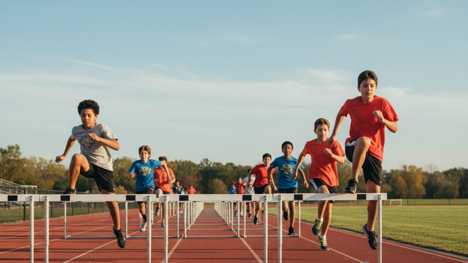 How many hurdles are in a 400 meter hurdles race?