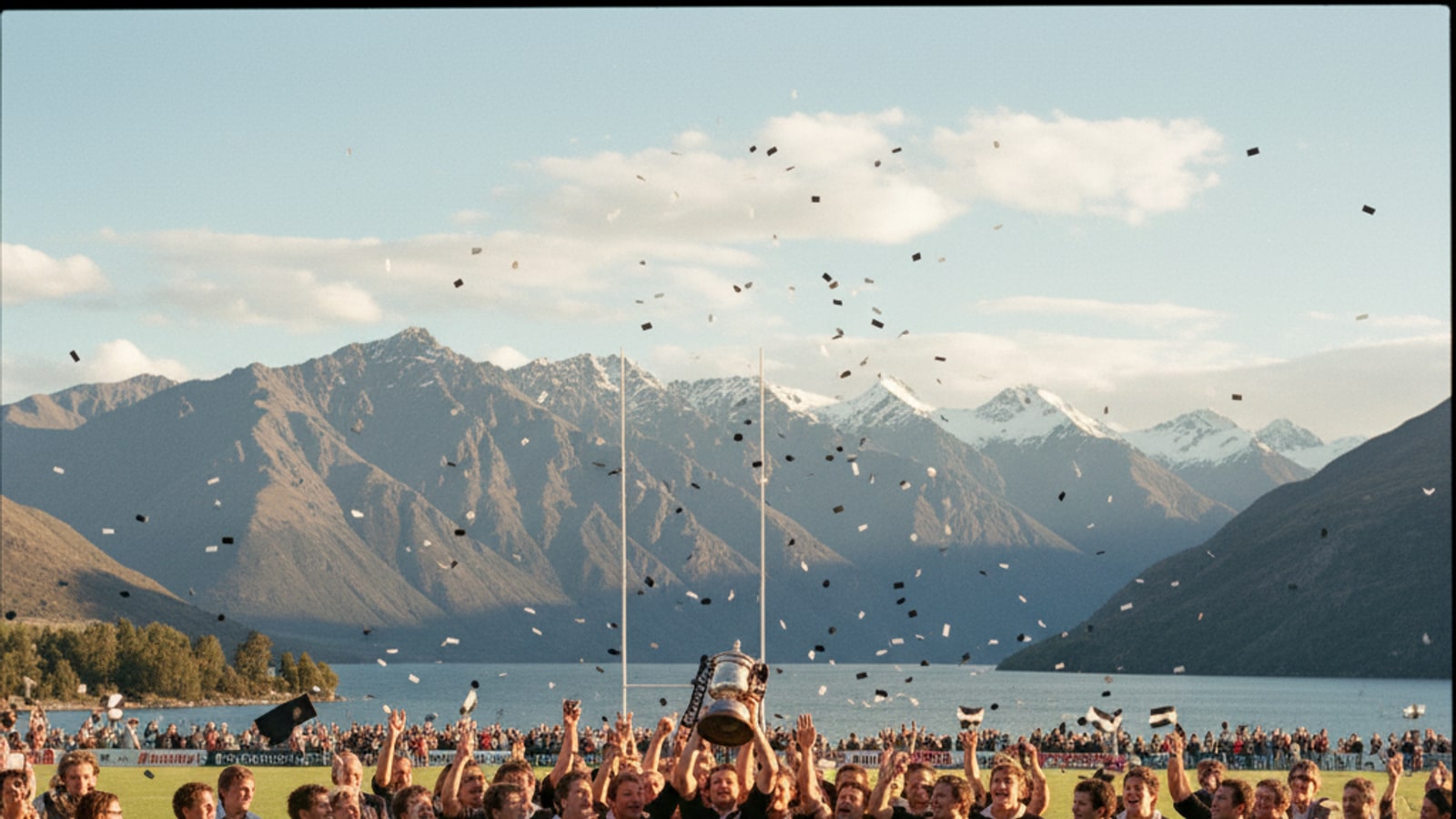 When did New Zealand win the first Rugby World Cup?