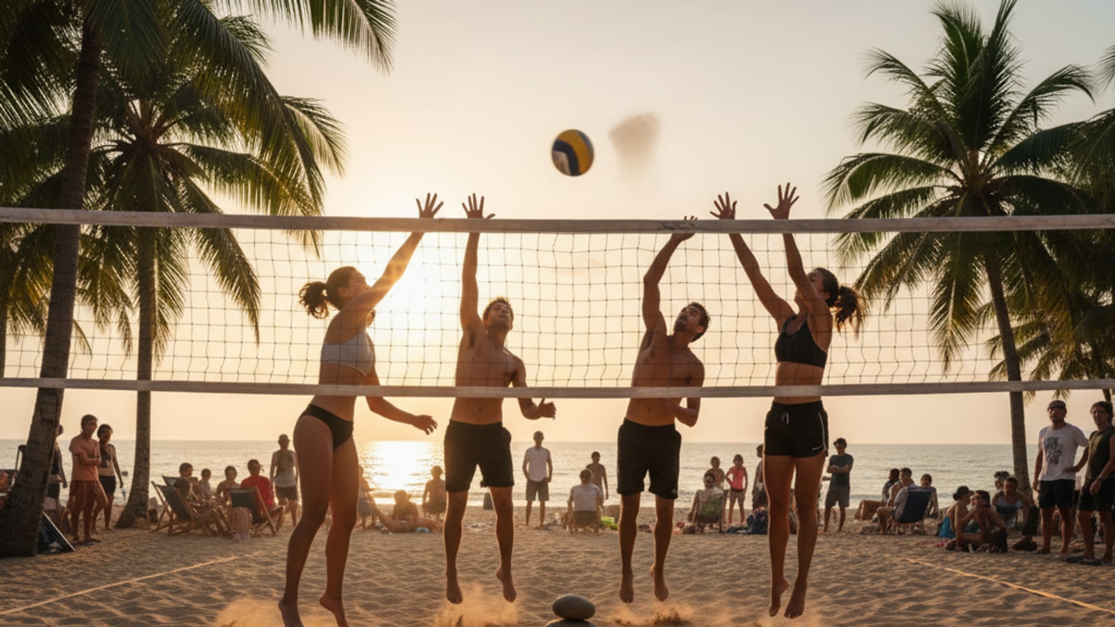 What makes a game a set point in volleyball?