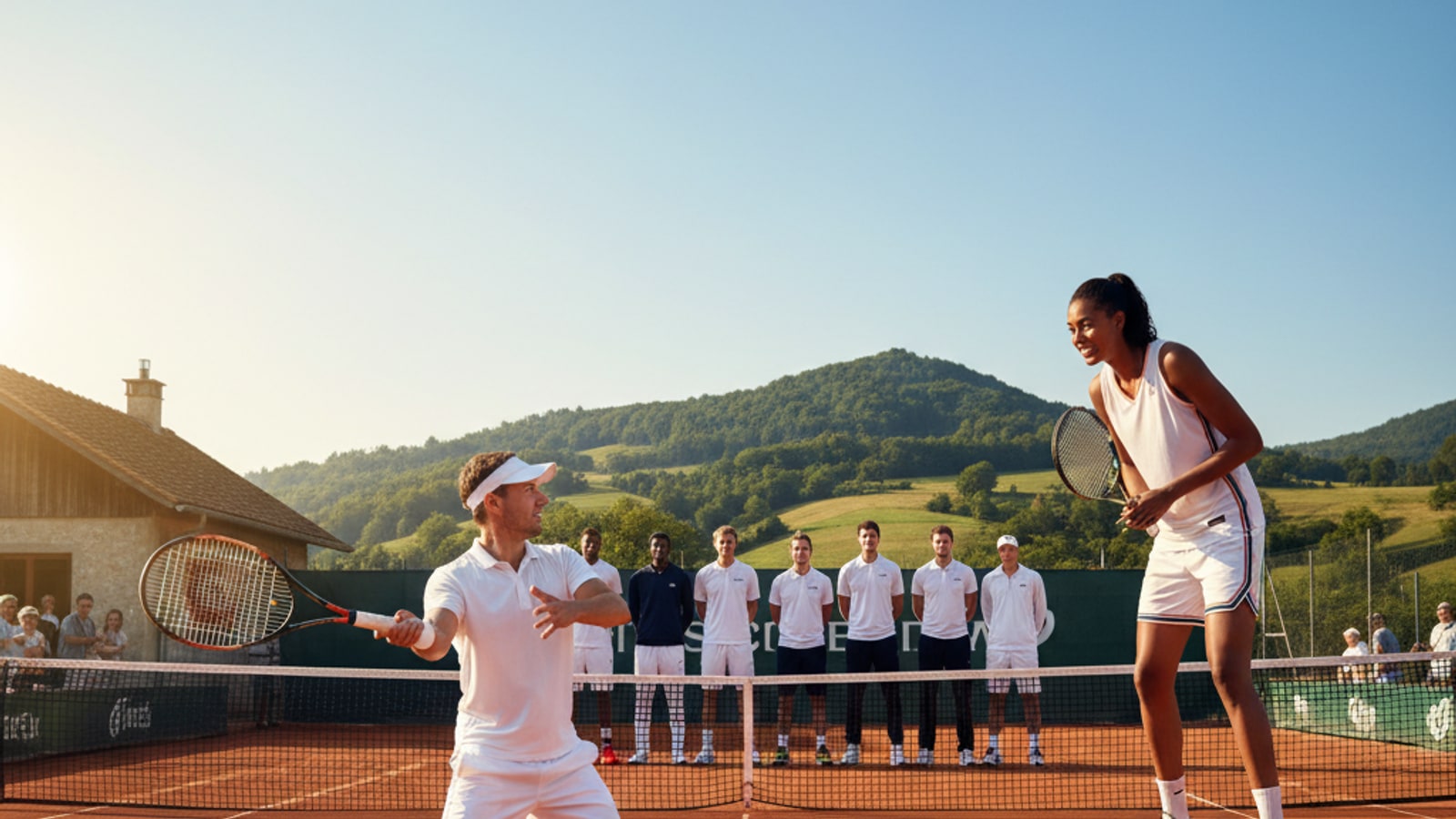What is the average height of a male professional tennis player?