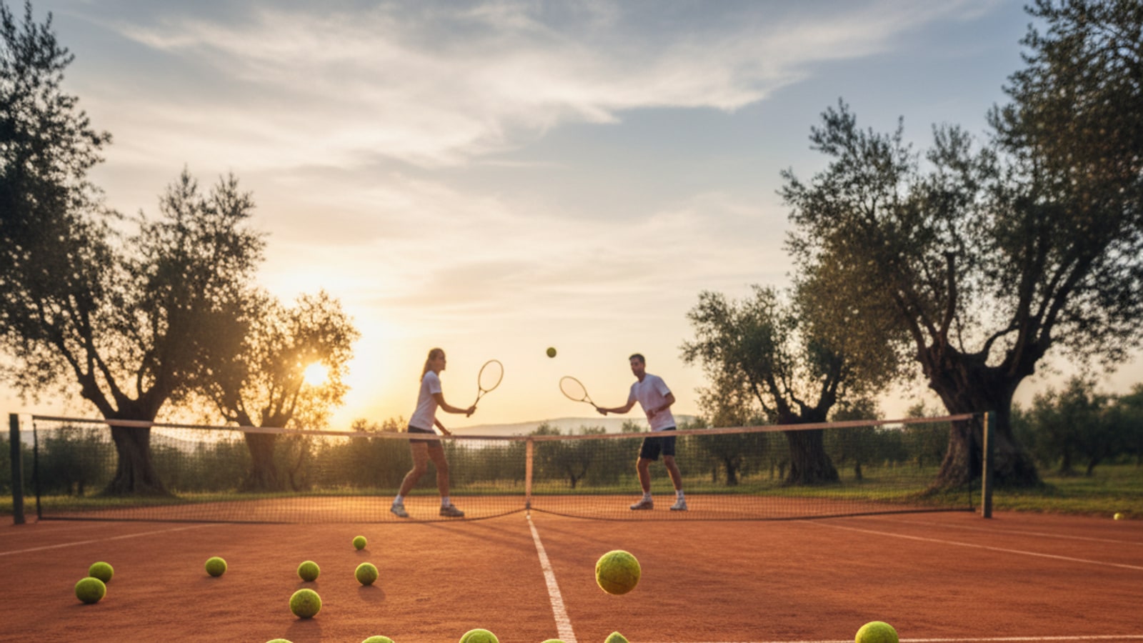 Is the tennis ball hard or soft?