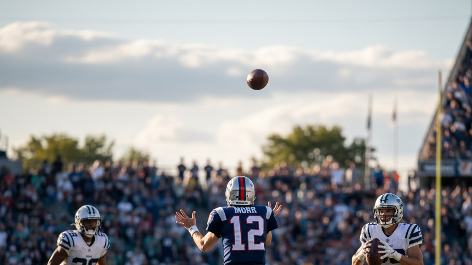 Is the quarterback the only one who can throw the ball?
