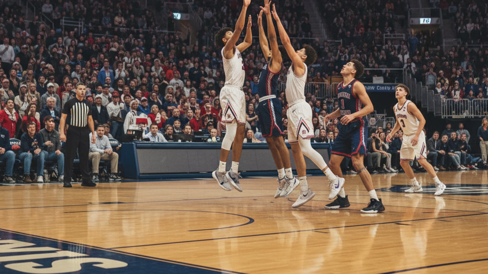 How are points scored in NCAA college basketball?