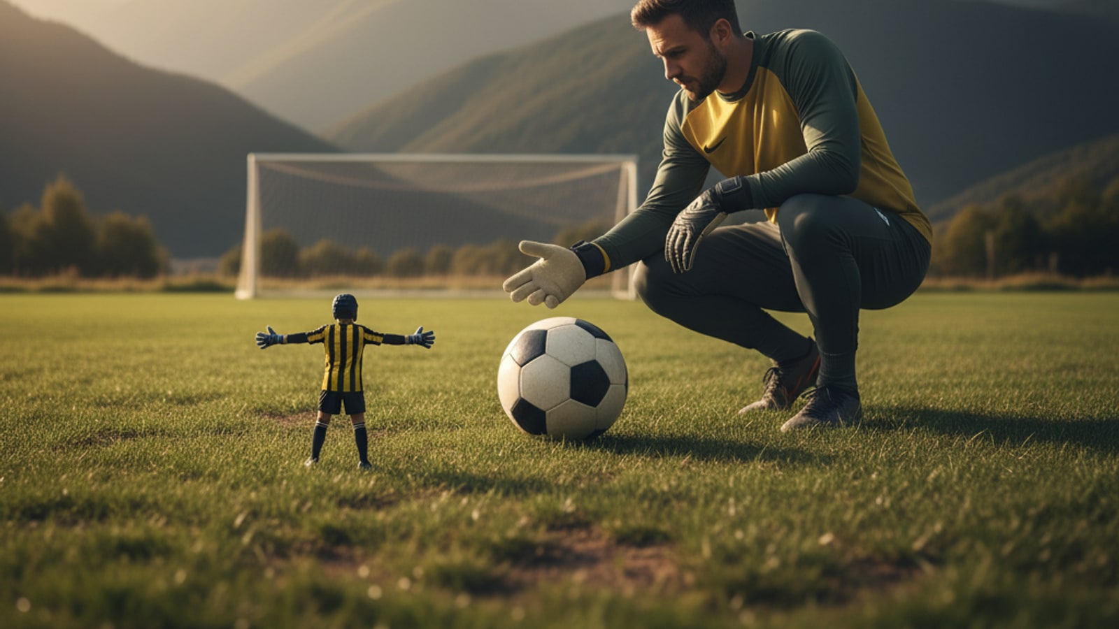How tall is the smallest football player in the world?