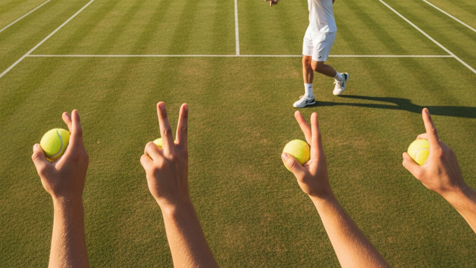 How are points scored in lawn tennis?