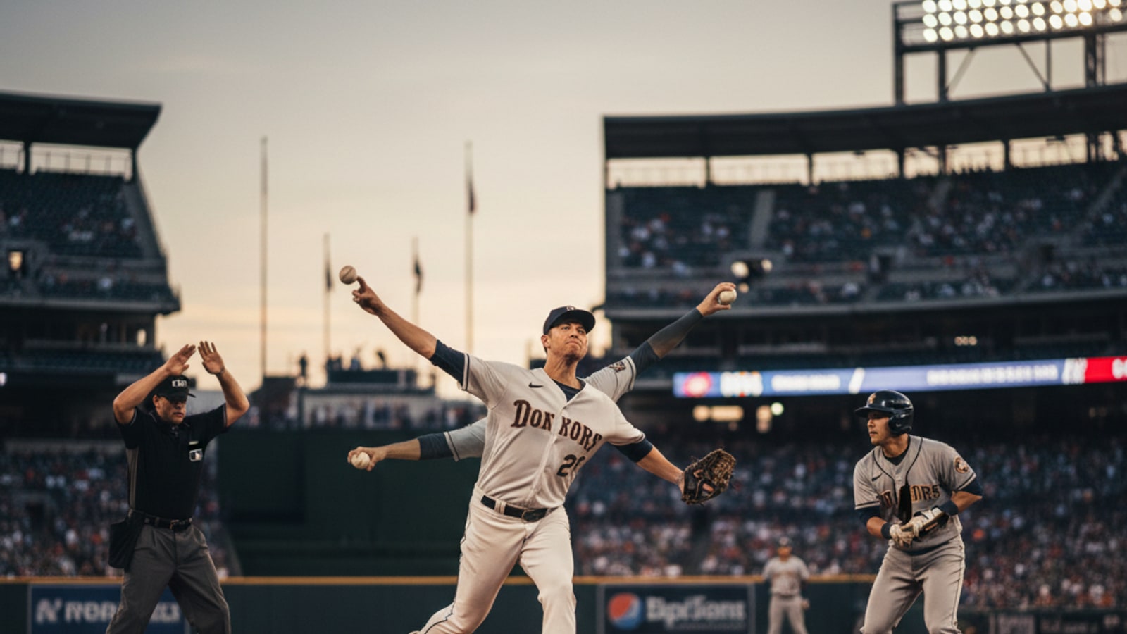Can a pitcher switch hands during an at-bat?