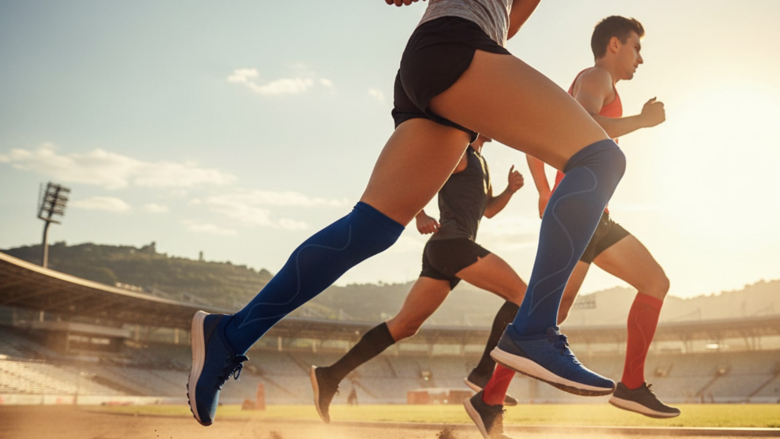 What socks do Olympic runners wear?