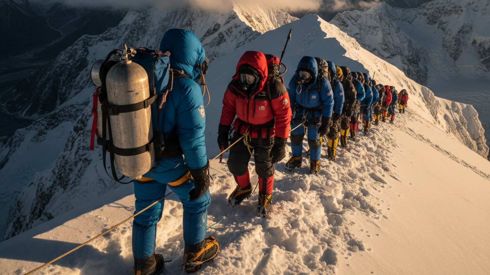 Do you need an air tank to climb Mount Everest?