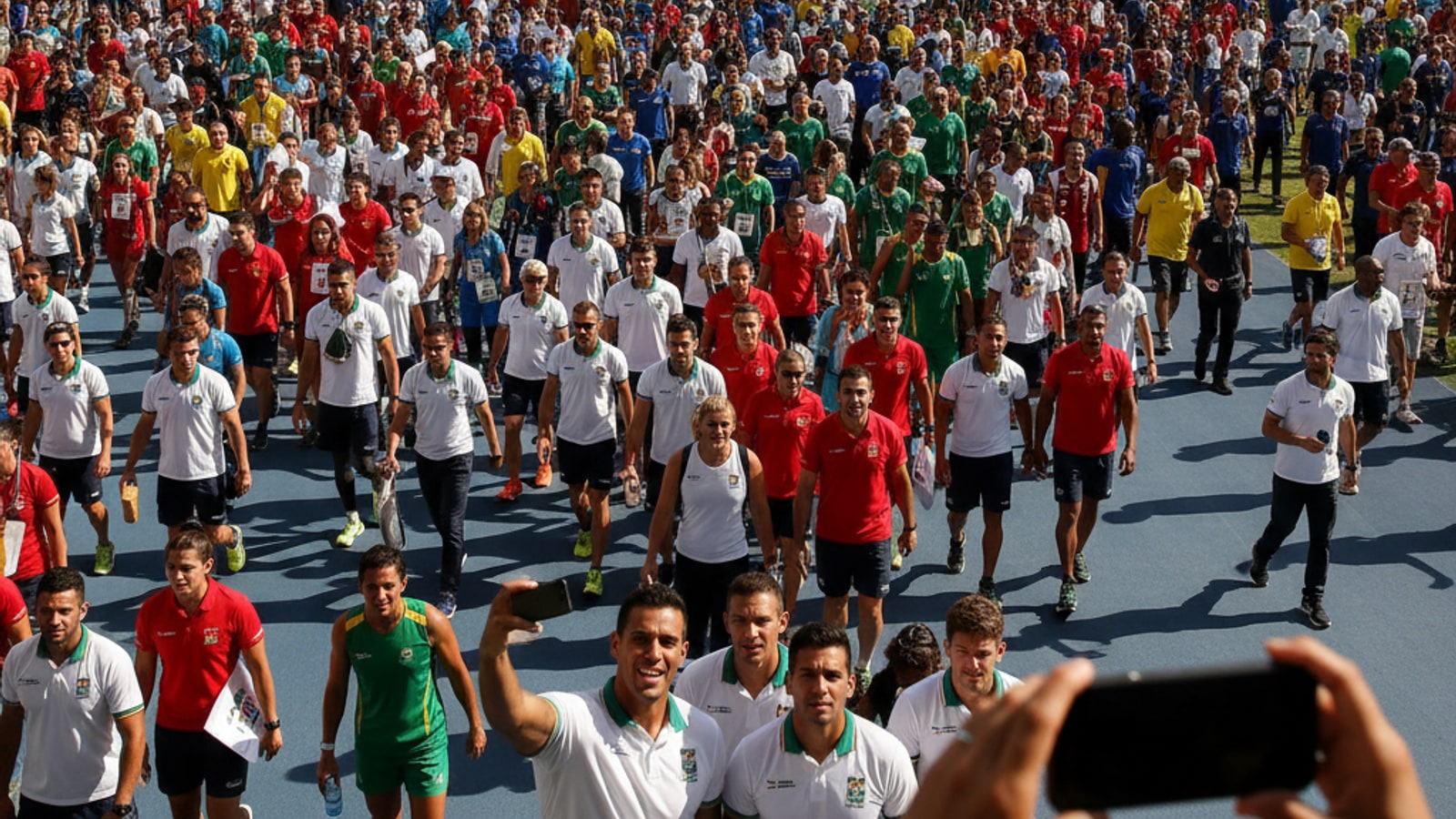 How many athletes competed in the 2016 Olympics?