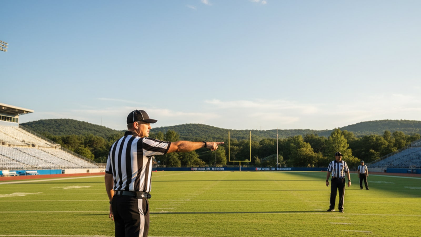 What does "downfield" mean?