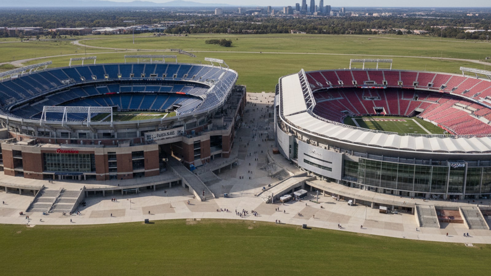 How many seats are in a football stadium?