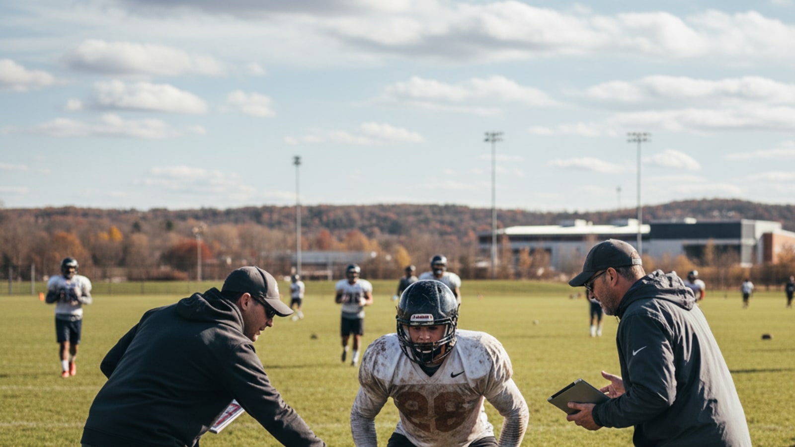 What do coaches look for in a middle linebacker?