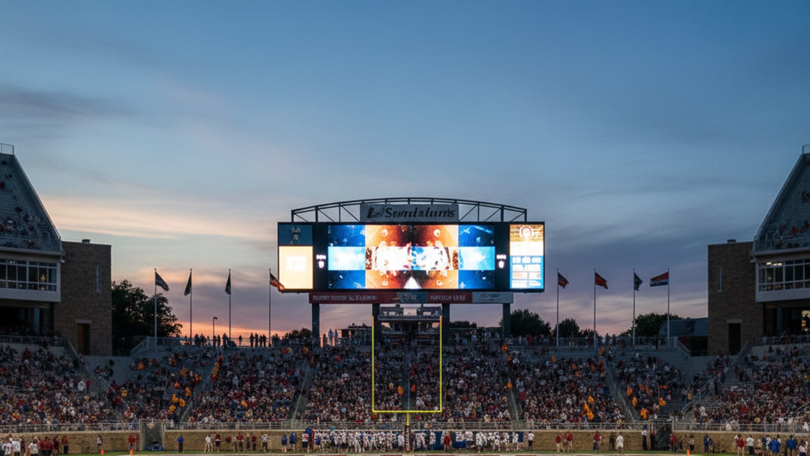 How many quarters are in a college football game?