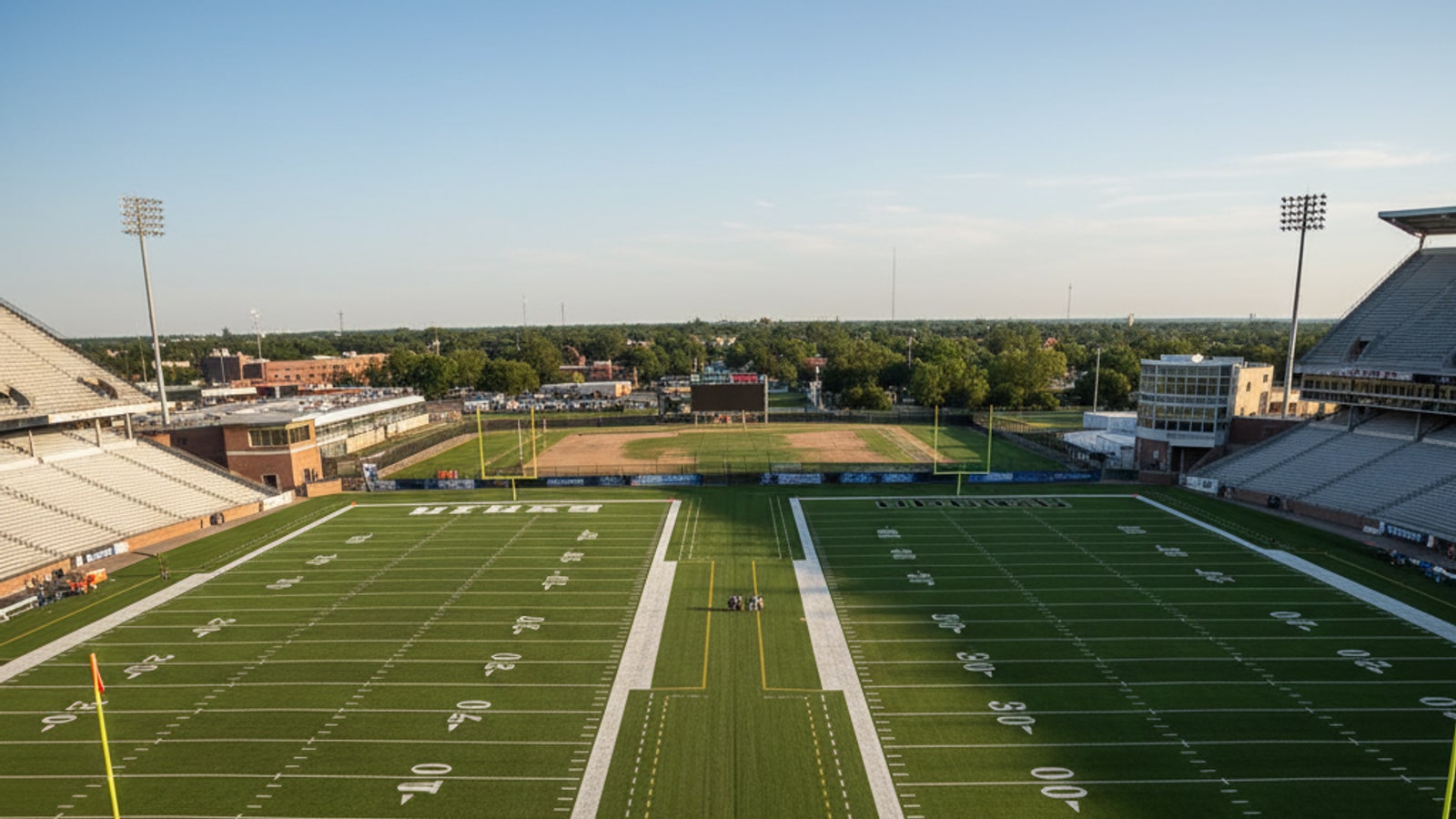 Is the NFL field wider than college?