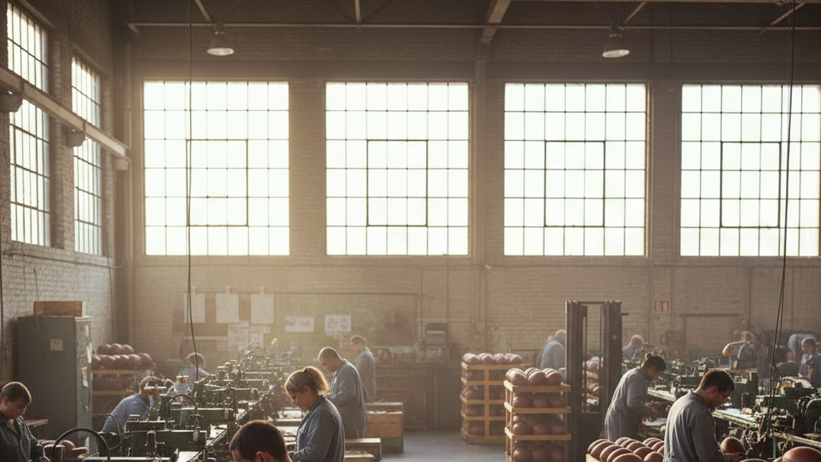 What companies make American footballs?