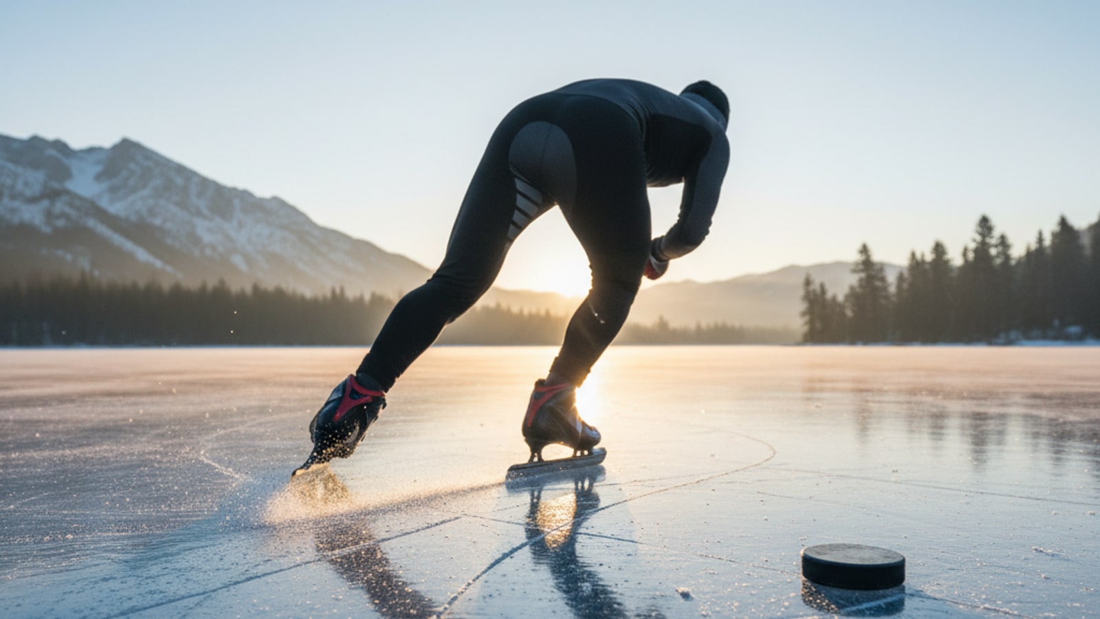 What sound do ice skates make?