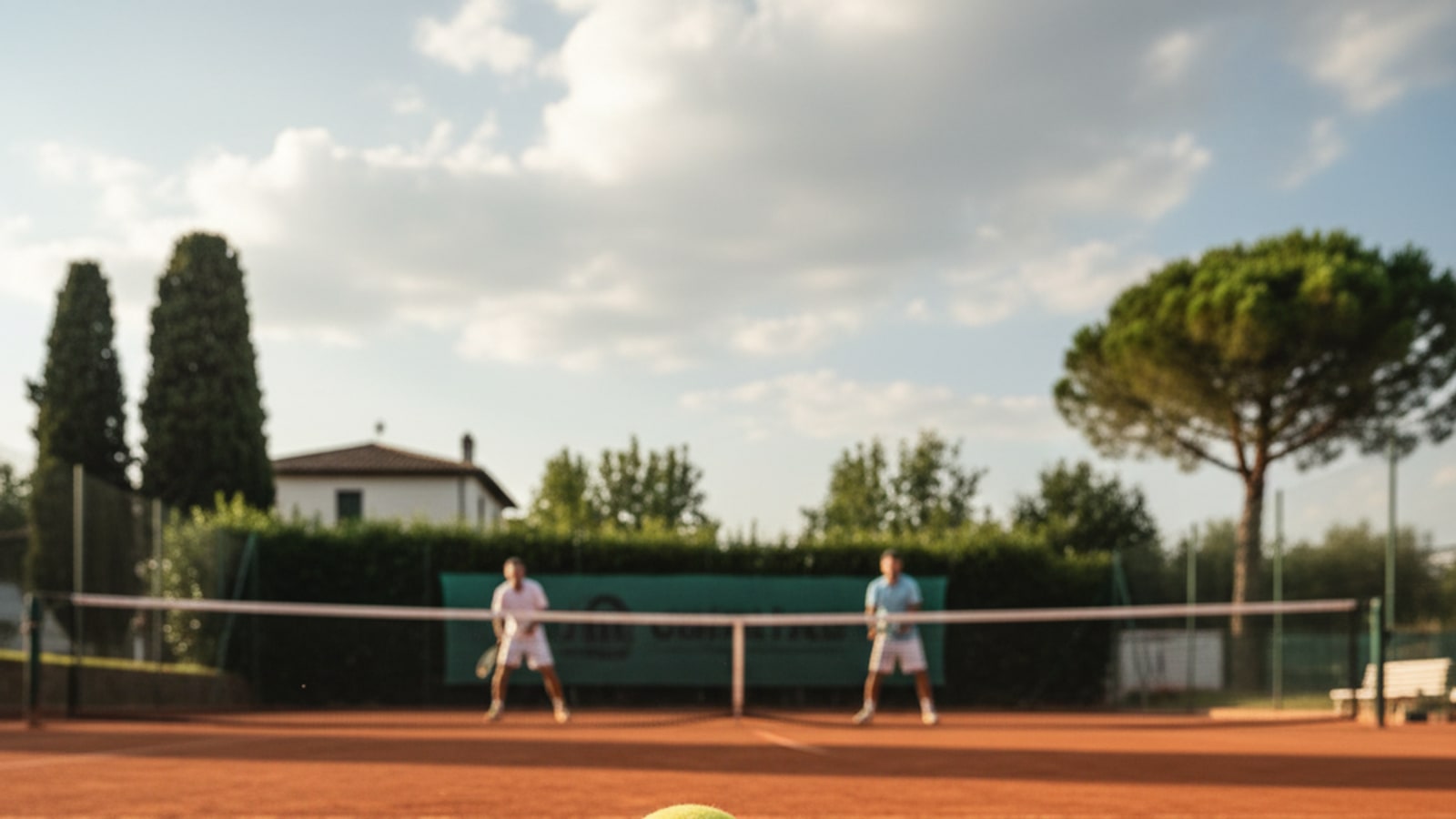 Does the ball bounce higher on clay?