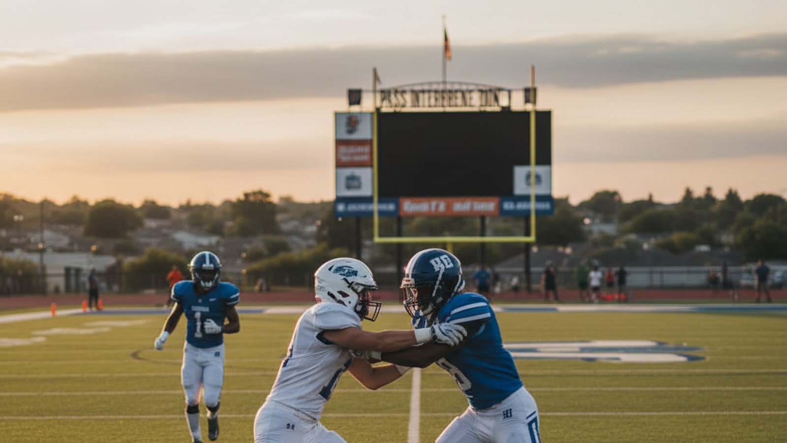Is there pass interference in the neutral zone?