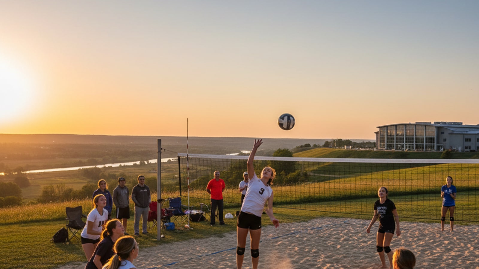 Can a high school volleyball player play for a club?