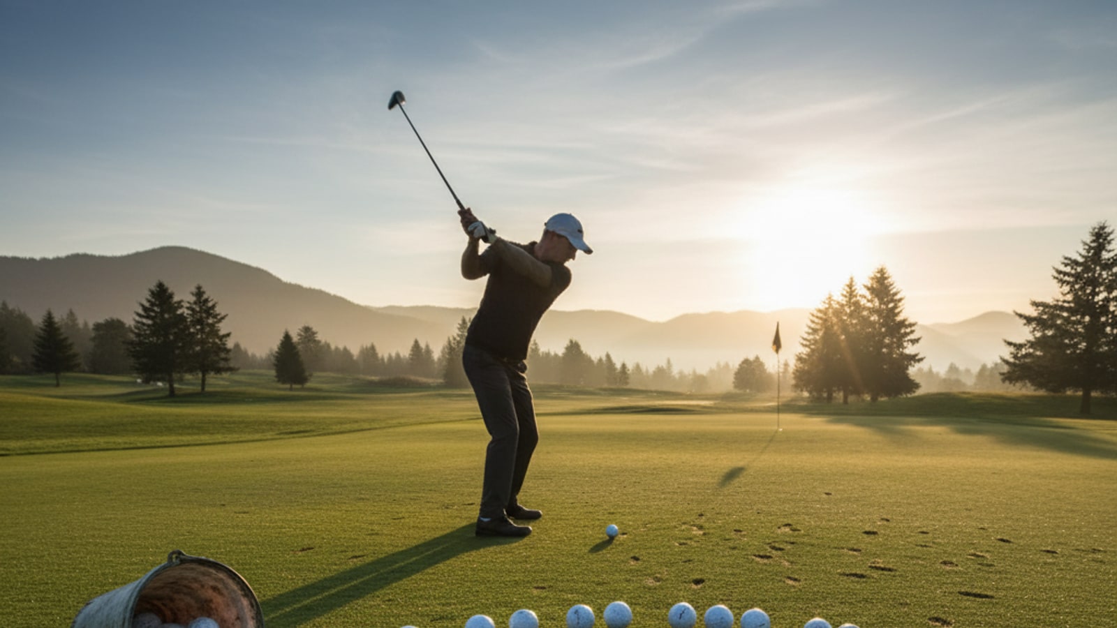 How many times should you hit a golf ball?