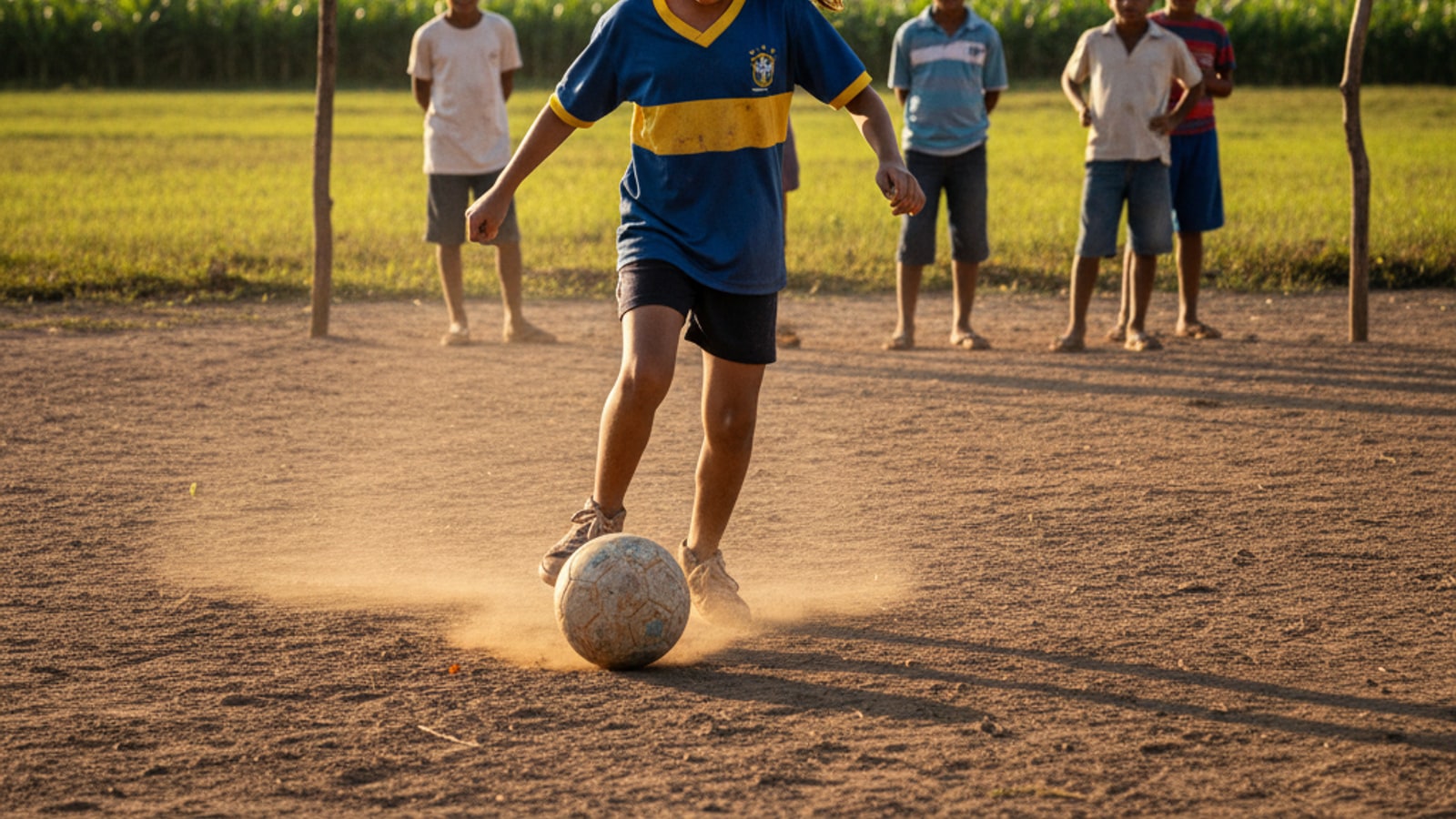 How old was Marta when she started playing soccer?