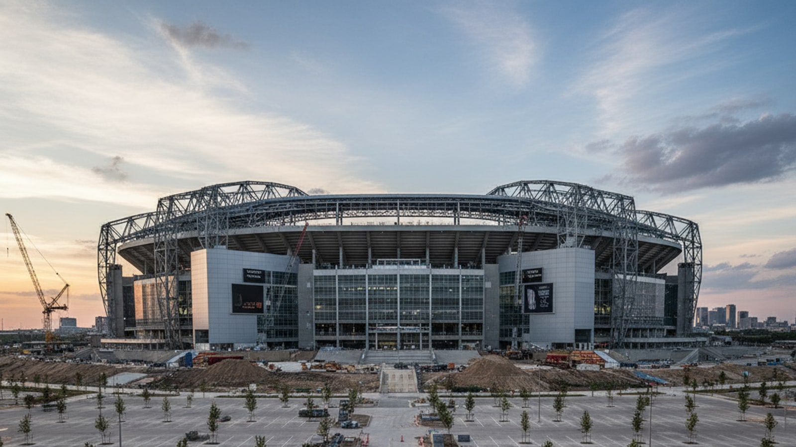 How much did it cost to build at A & T Stadium?