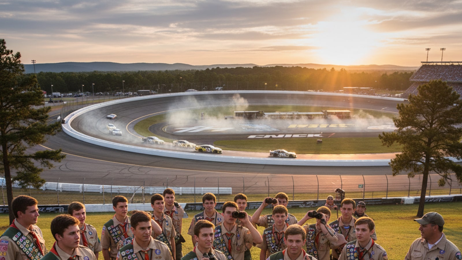 How many NASCAR drivers are Eagle Scouts?