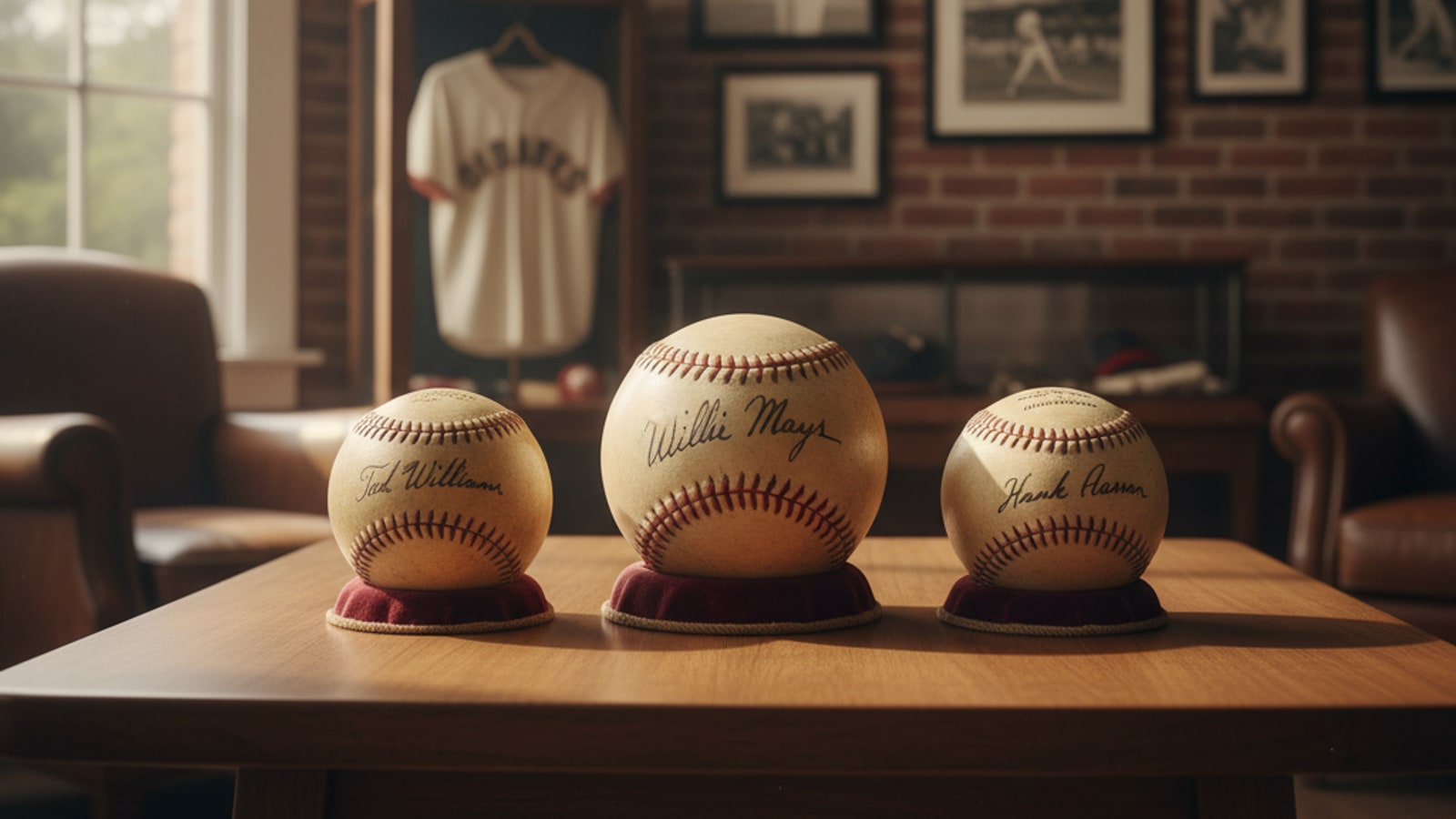 Are there any autographed baseballs by Willie Mays?