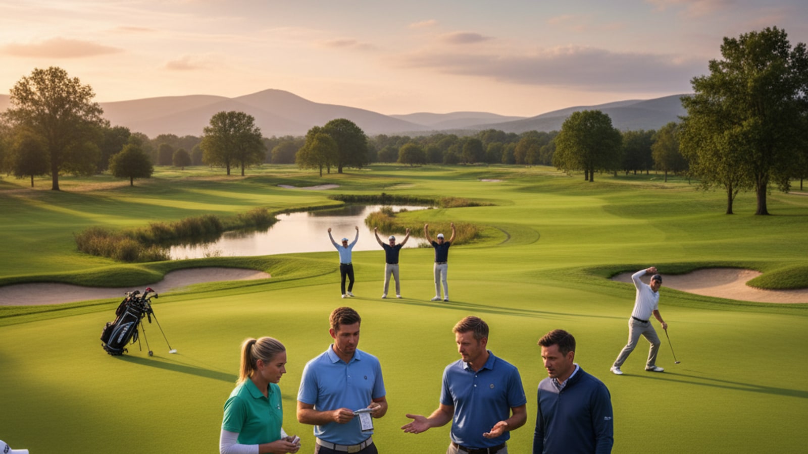 Does the person with the lowest score win golf?