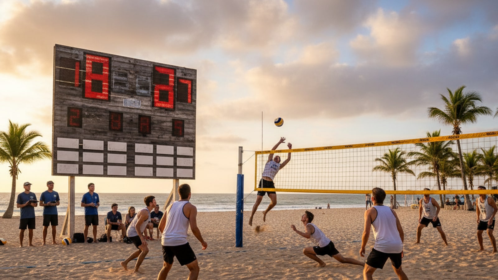 What is the main objective and how are points scored in volleyball?