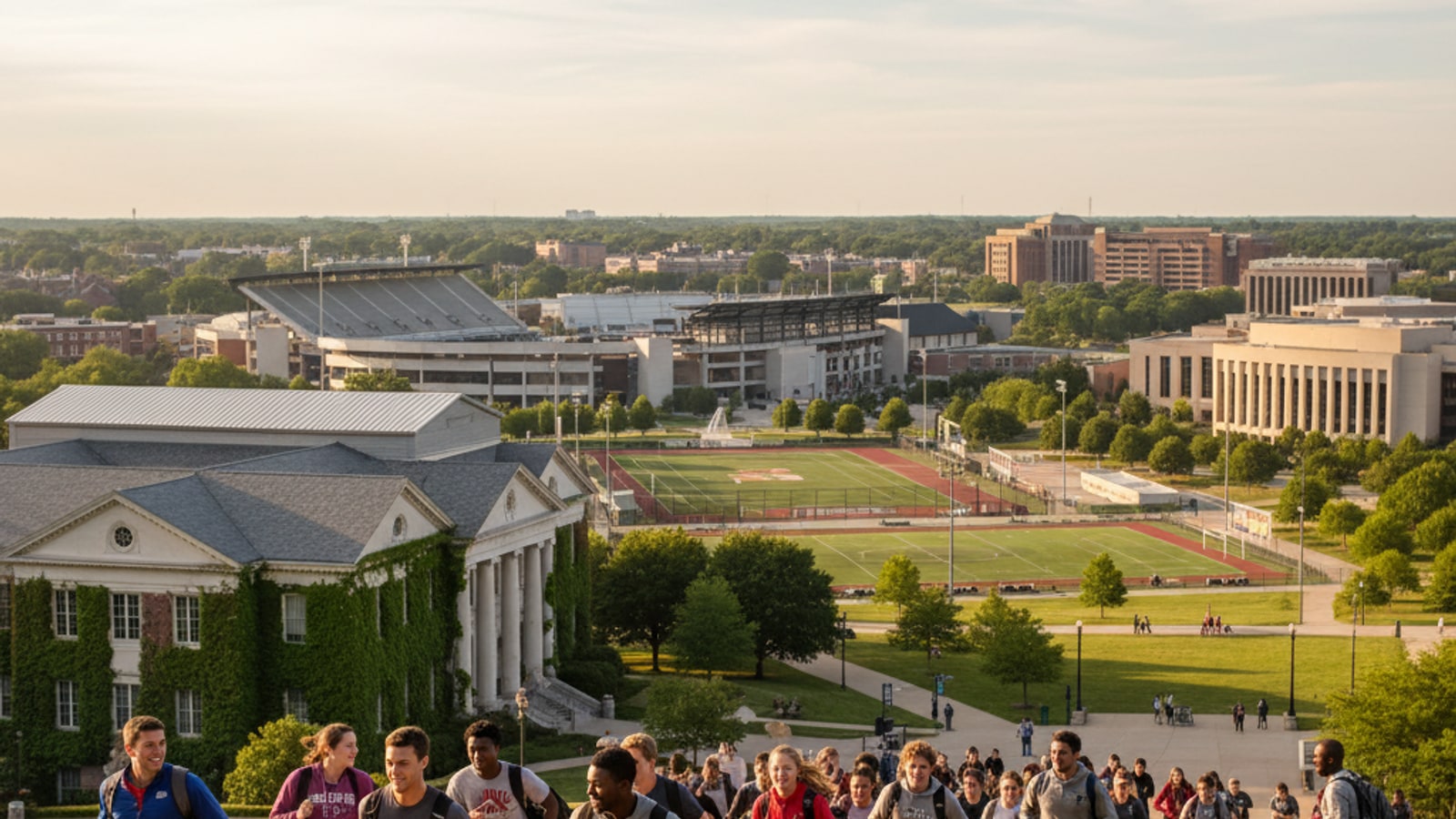How many high school athletes go on to college?