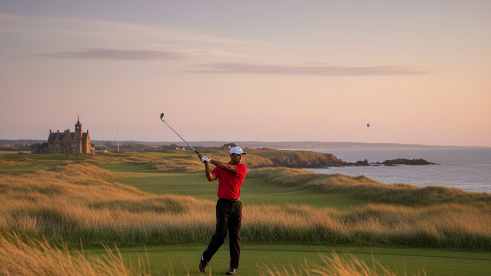 How old was Tiger Woods when he won the British Open?