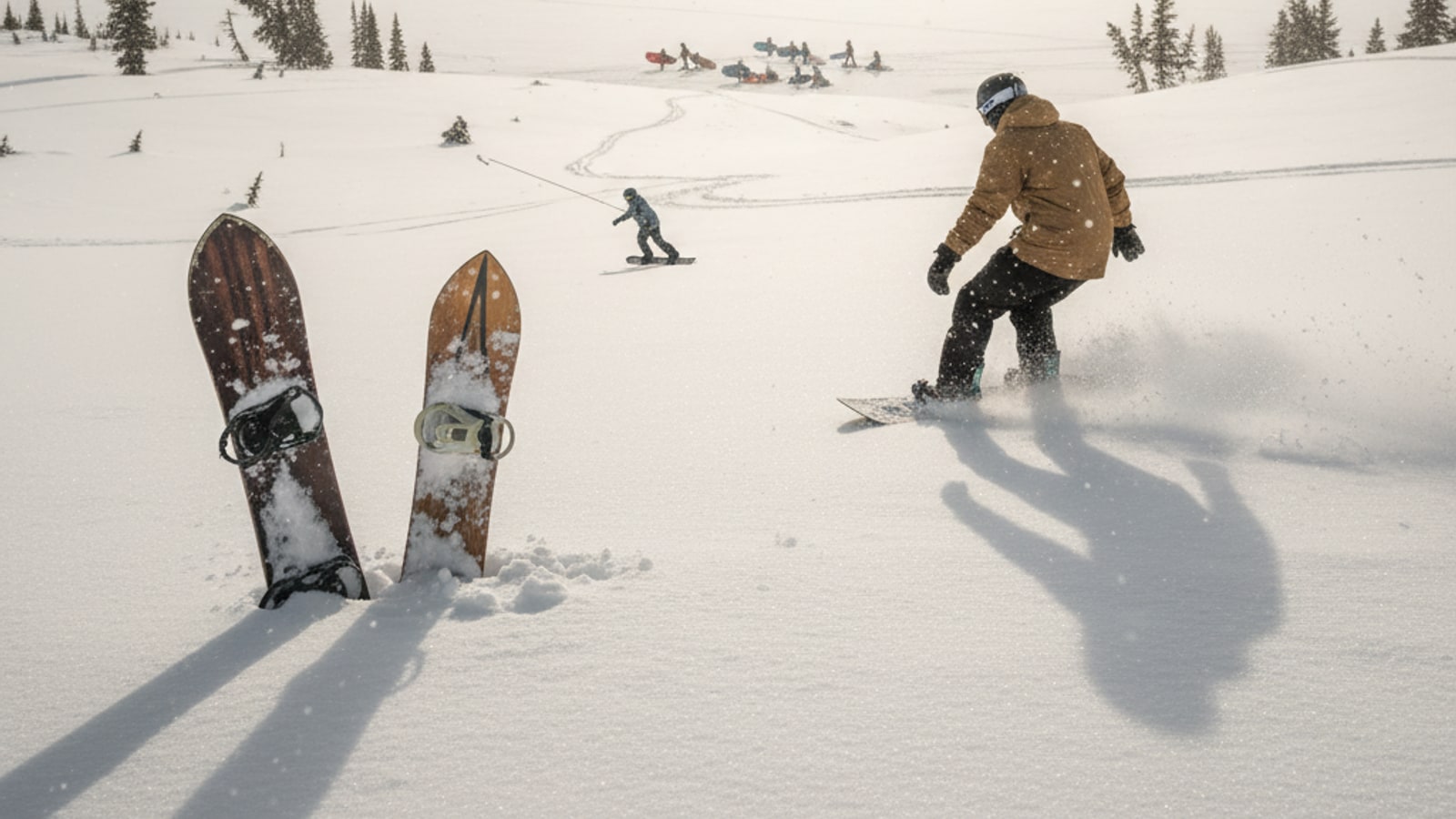 Do people call snowboarding "boarding"?