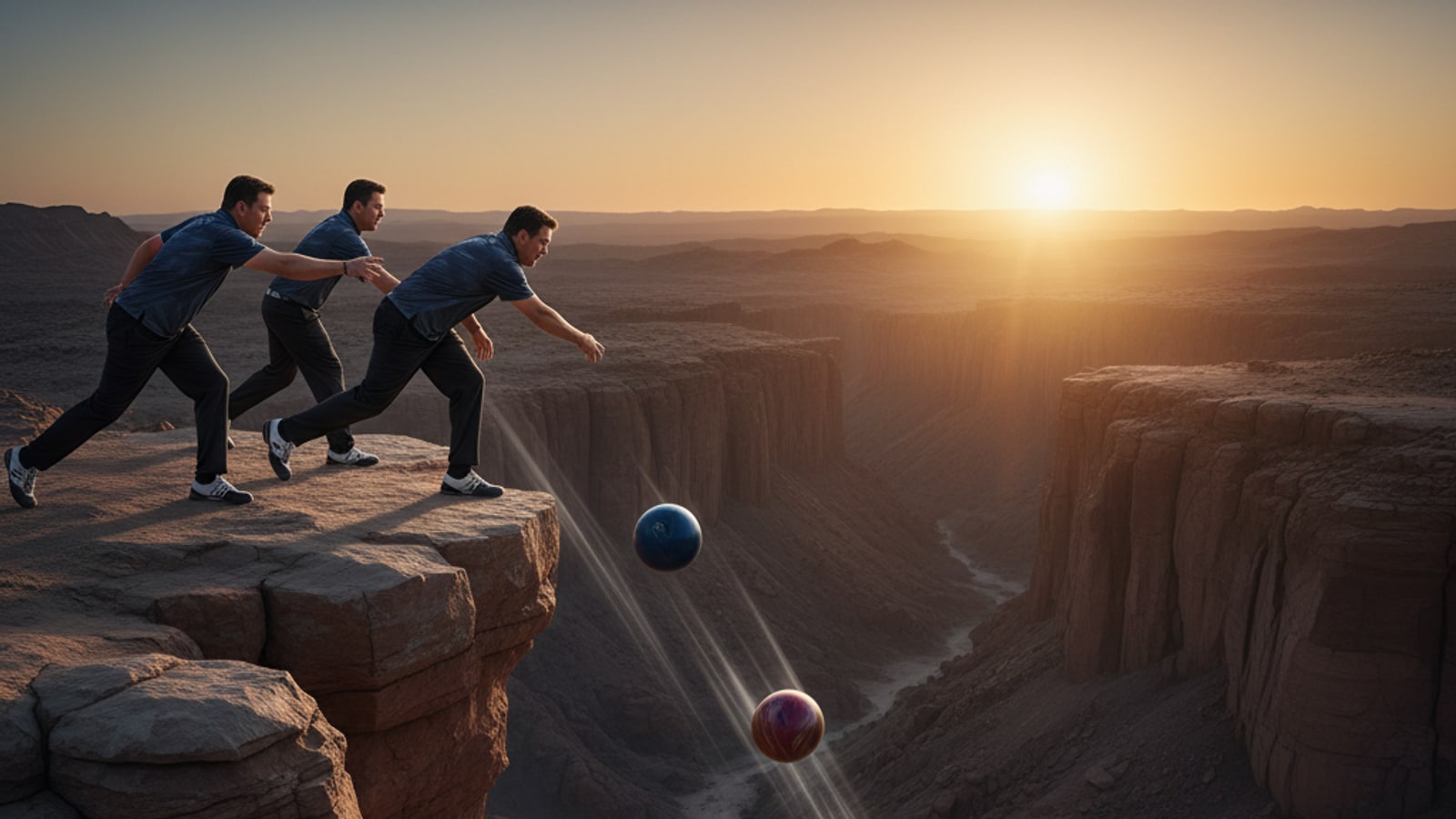 How fast will a bowling ball fall?