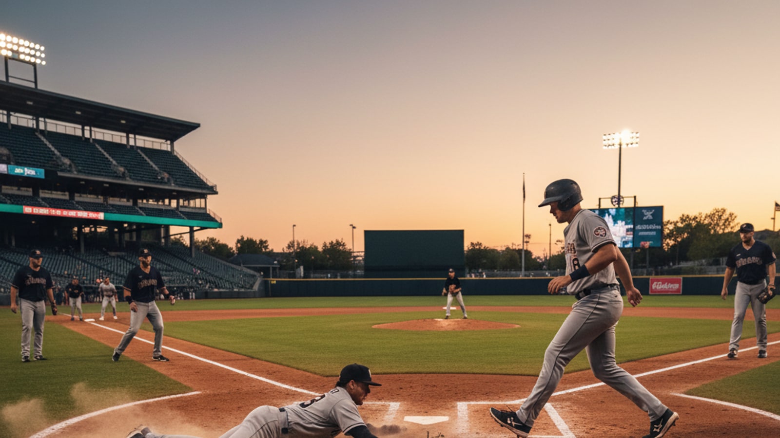 How many ways can you reach first base in baseball?