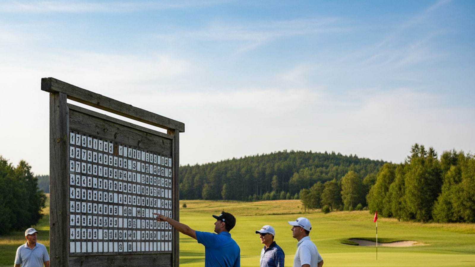 How do you calculate a score in golf?