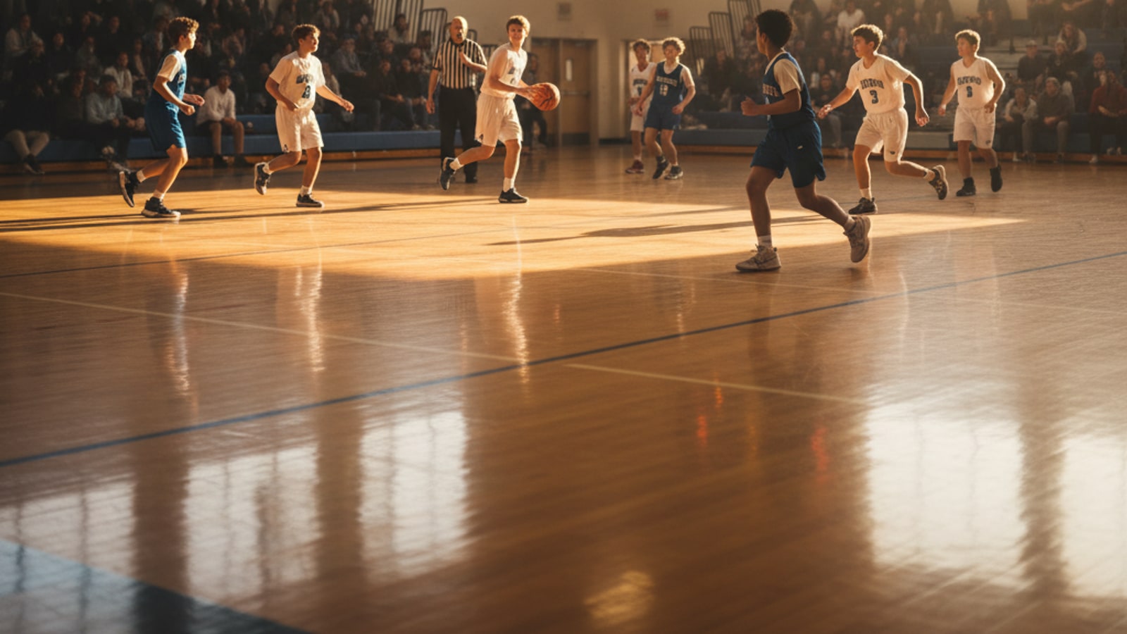 How many minutes are in a high school basketball game?