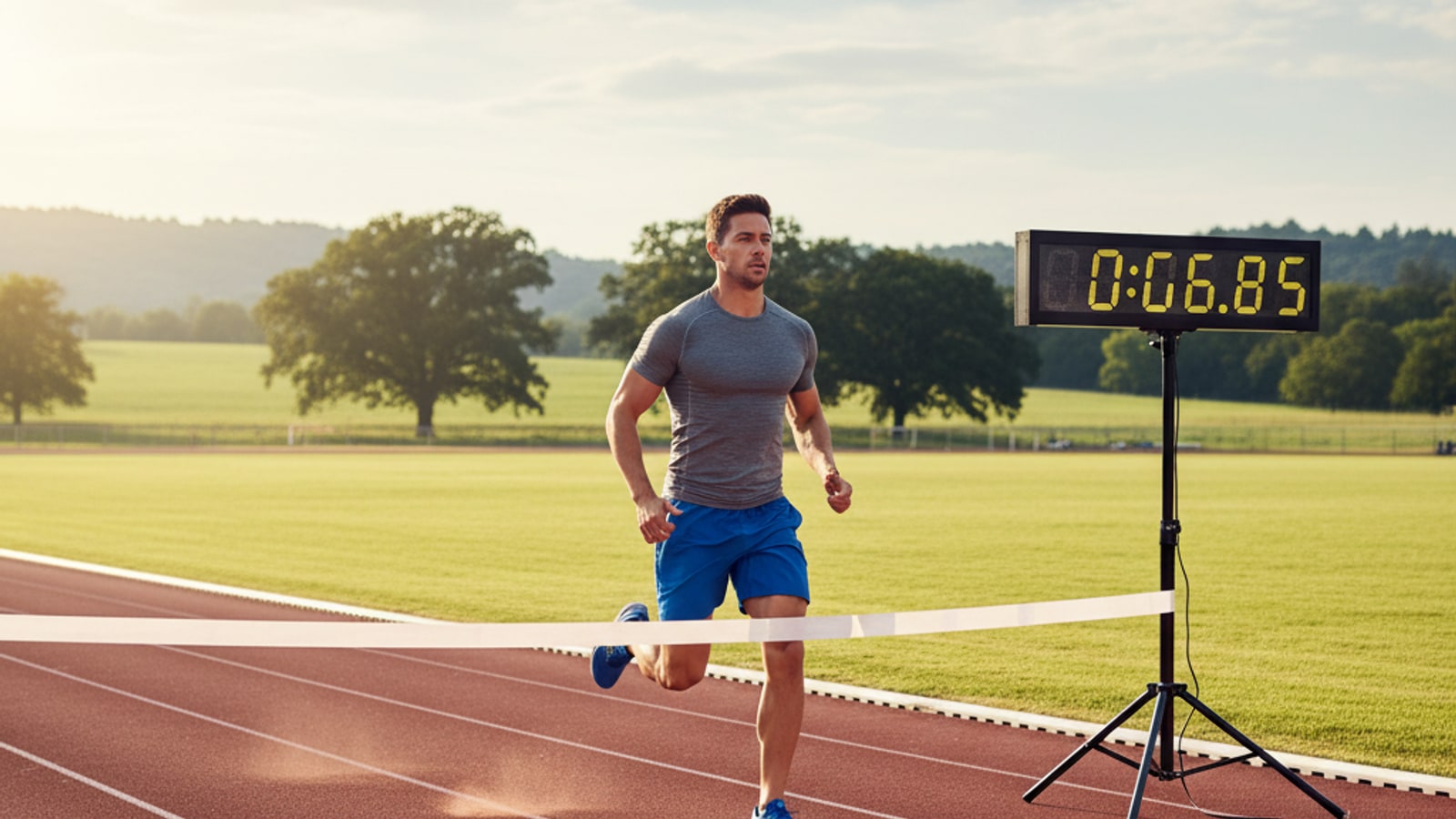 How many seconds is a 50-meter sprint?
