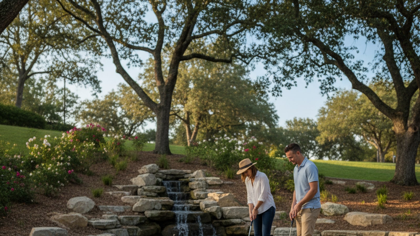 How big is an average mini-golf hole?