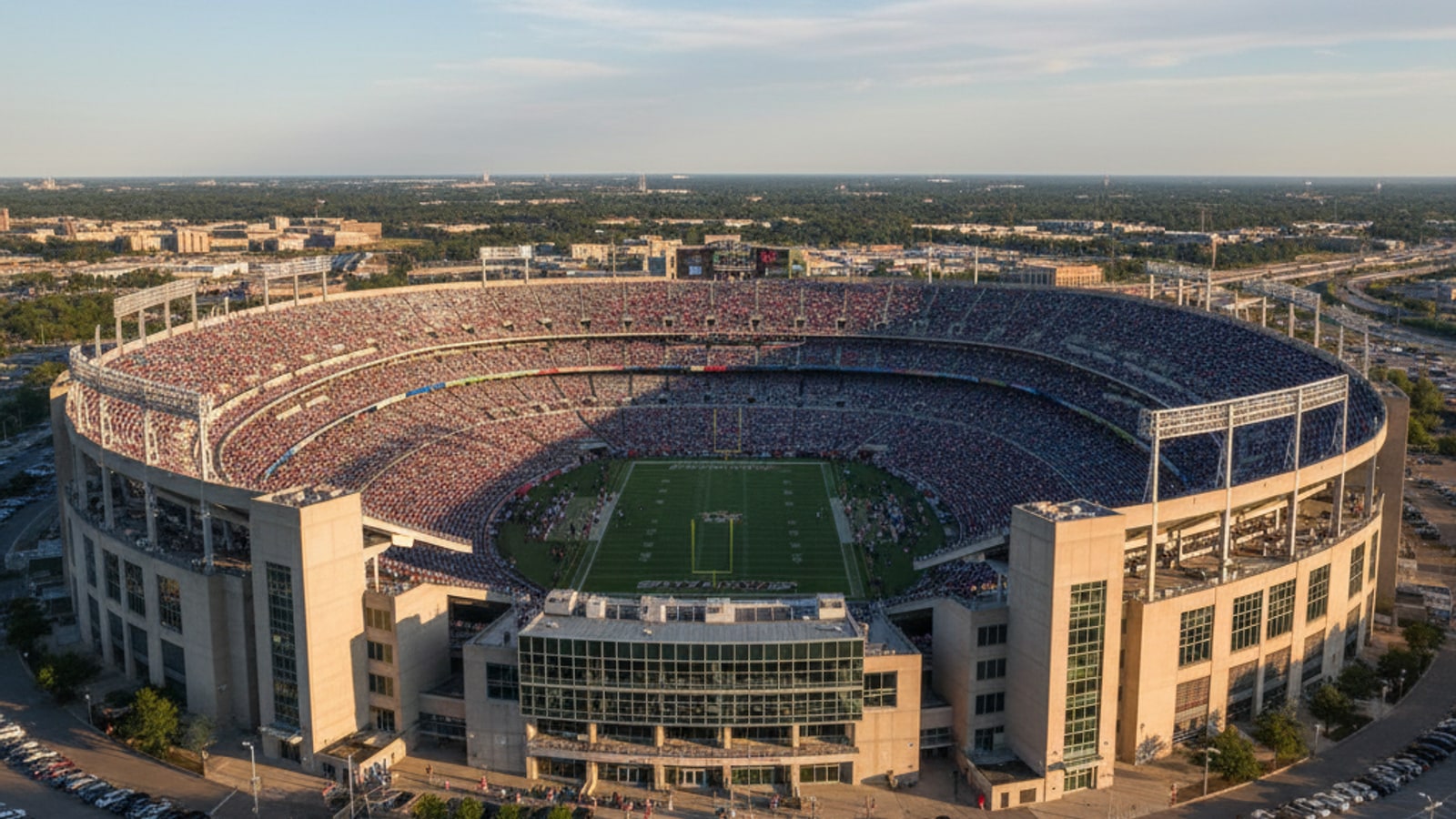 What is the largest football stadium in America?