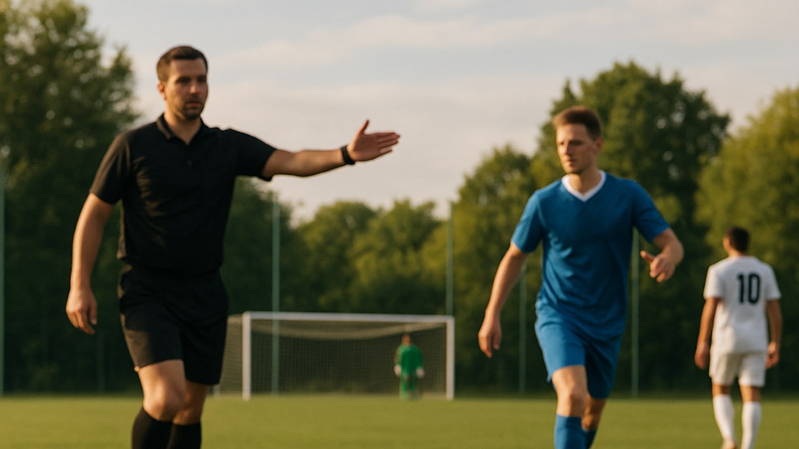 When is the ball out of play in soccer?