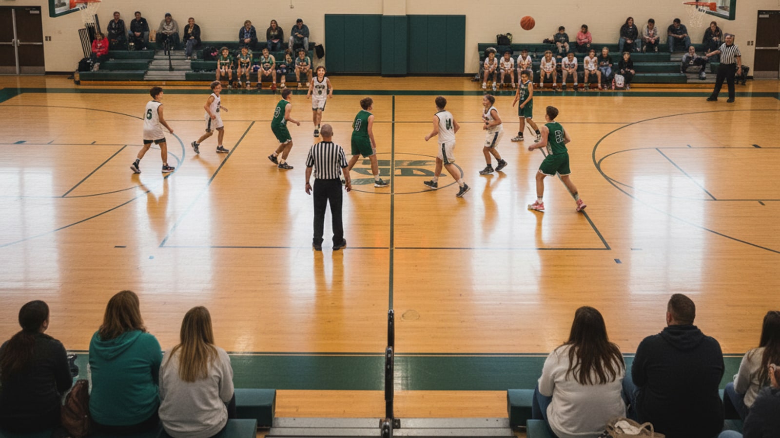 How long does a middle school basketball game last?