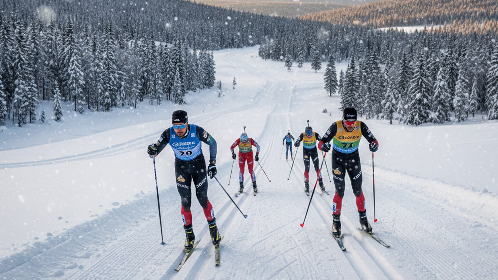 What kind of cross-country skiing do they do in the Olympics?