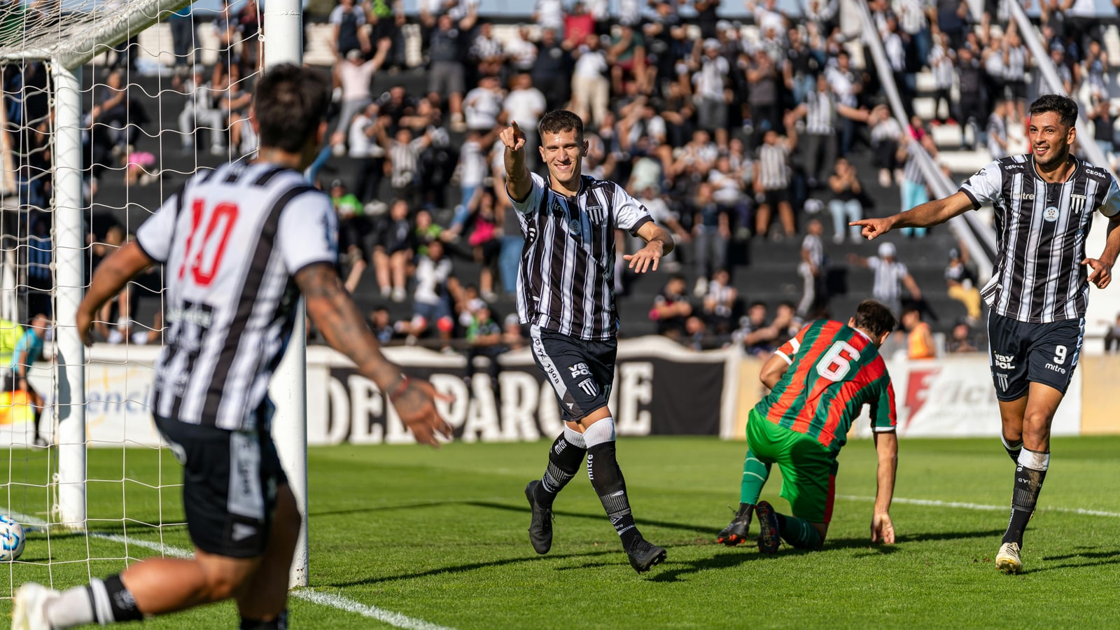 Who was the only player to score four goals in one match?