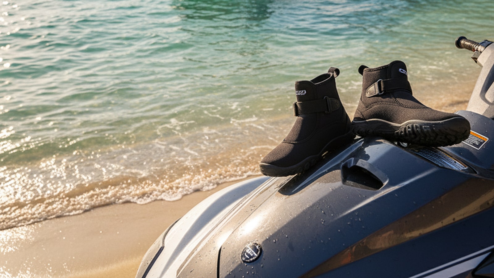 What shoes do you wear when jet skiing?
