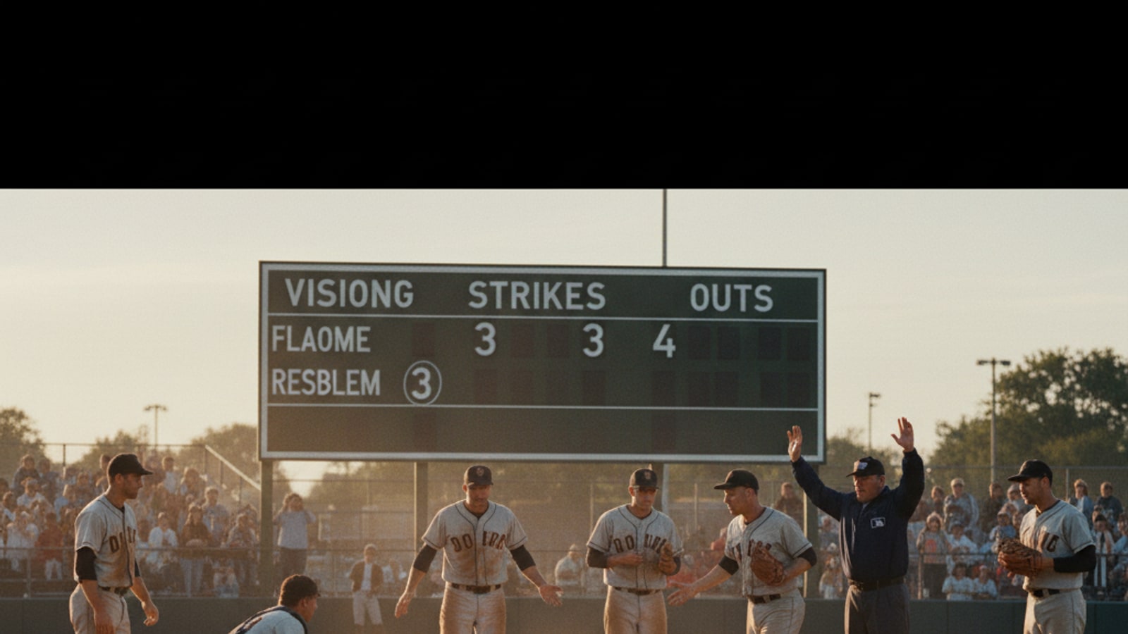 What happens if there are more than three strikeouts in an inning?