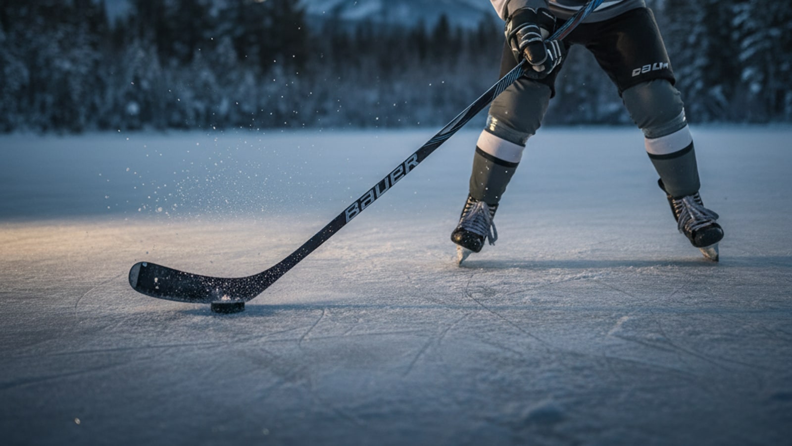 How much force does it take to break a hockey stick?