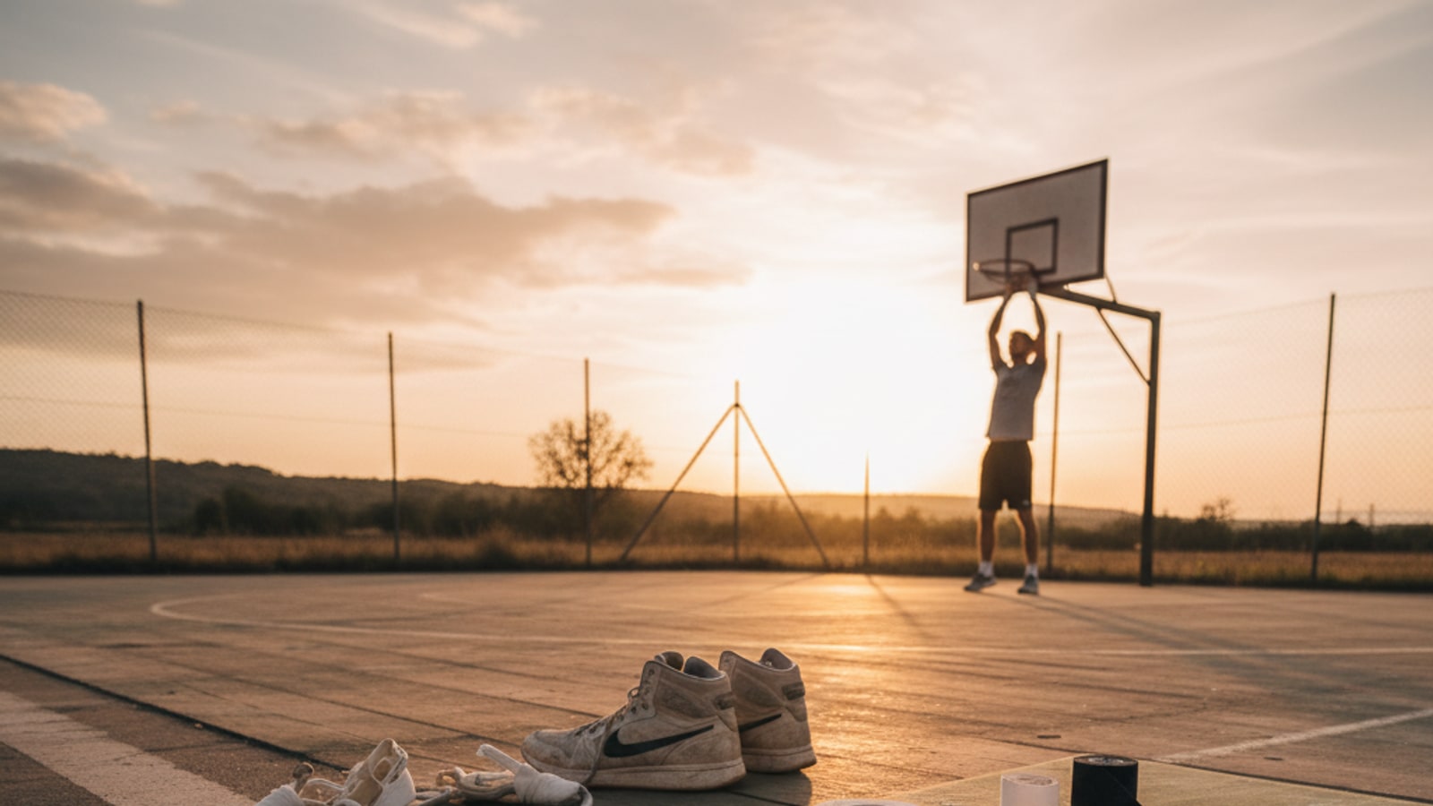 What kind of tape do basketball players use?