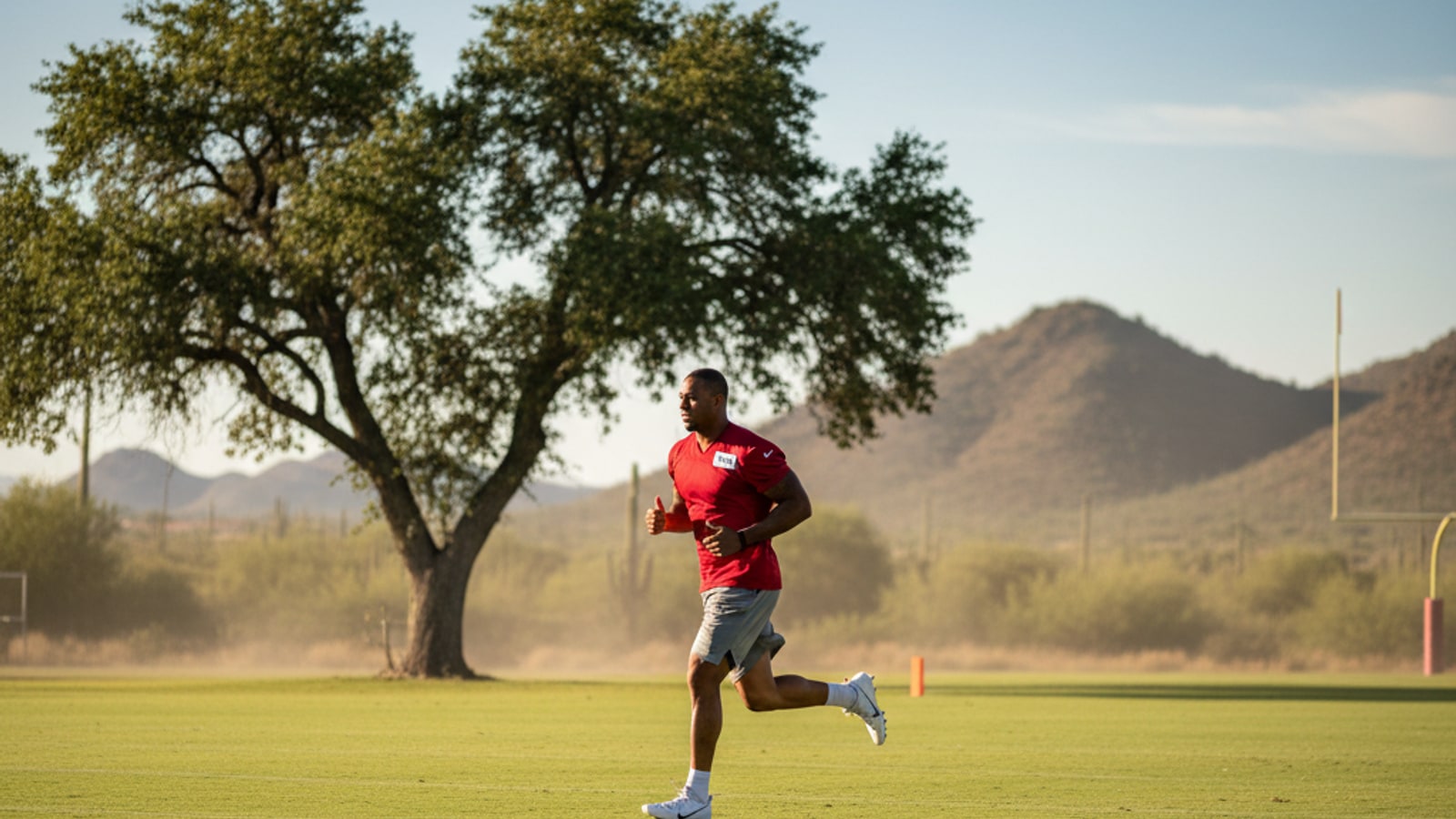 Is Larry Fitzgerald healthy?