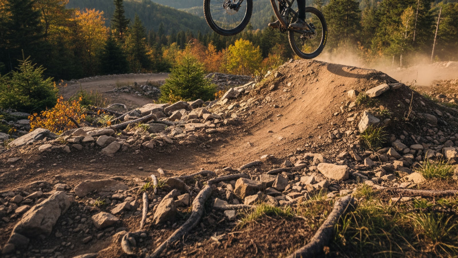 Can you put downhill forks on a hardtail?
